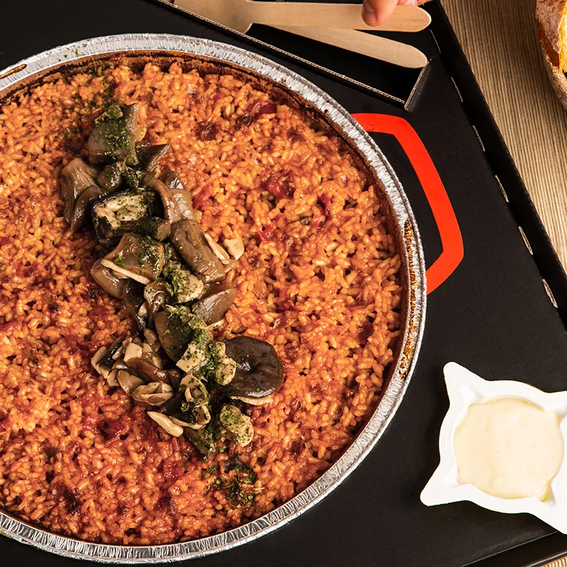Arroz con variado de setas