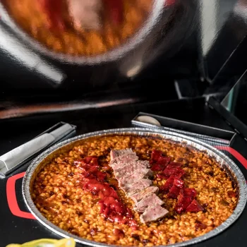 Ternera y pimientos